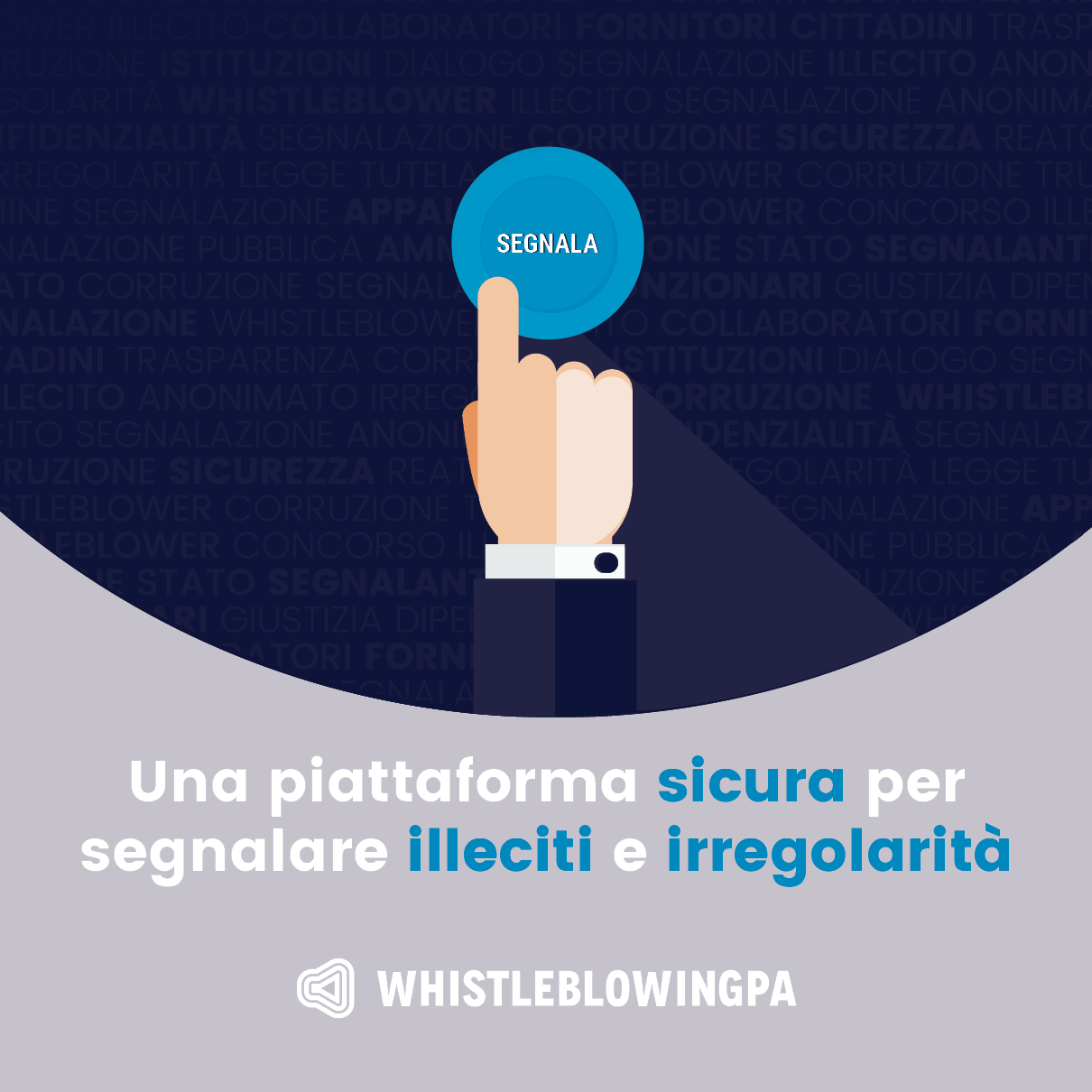 Segnala illeciti, piattaforma whistleblowing